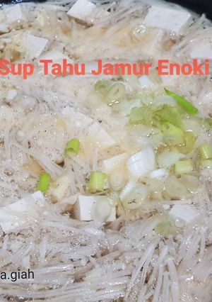 Foto resep Sup Tahu Jamur Enoki