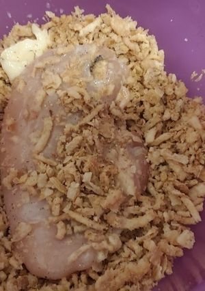 A picture of French Fried Onion Chicken.
