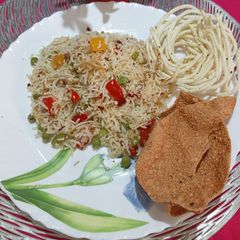 A picture of Vegitable Pulao.