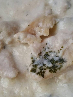 Una foto de Cachos de pollo con salsa de Queso azul