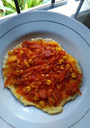 Foto resep Pizza teflon simpel kriuk