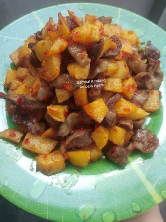 Langkah Gampang Membuat Resep Sambal Kentang Ampela Ayam yang Bikin Ngiler Anti Ribet, Bisa Manjain Lidah