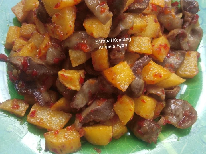 Langkah Gampang Membuat Resep Sambal Kentang Ampela Ayam yang Bikin Ngiler Anti Ribet, Bisa Manjain Lidah