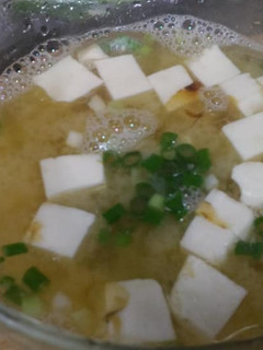 嫩豆腐味噌湯(泡飯) 的食譜成品照片