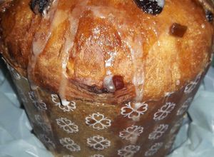 Una foto de Pan dulce o panetone