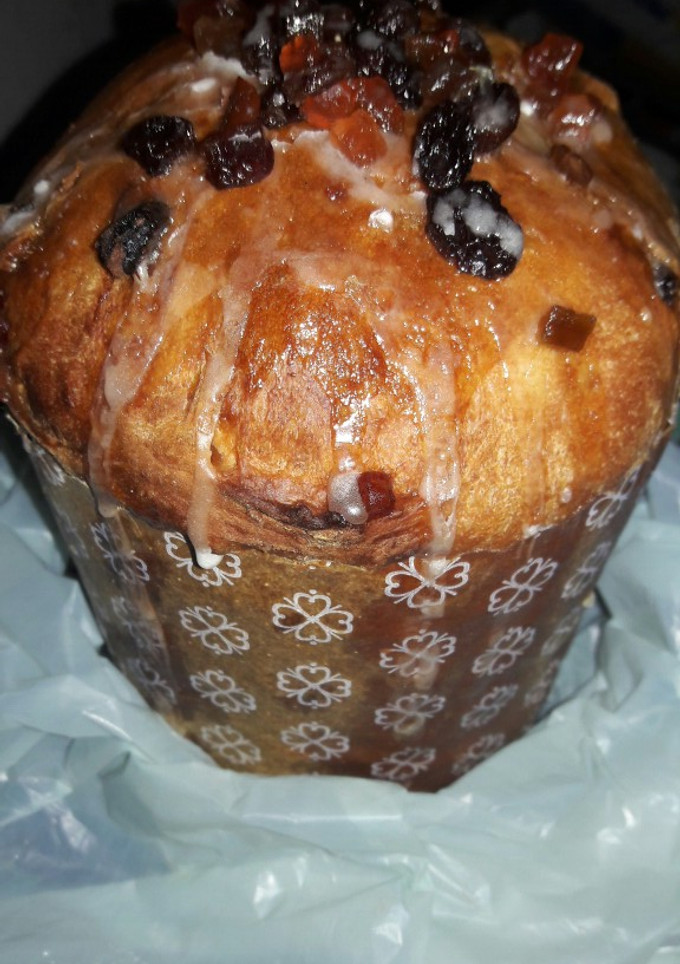 Una foto de Pan dulce o panetone