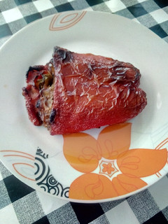 Una foto de Pimiento rojo relleno de alegría