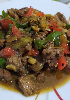 Foto resep Sapi Lada Hitam