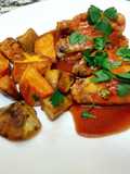 Buffalo wings (alitas de pollo con salsa buffalo)
