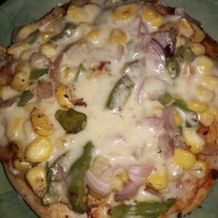 Mix veg pizza A picture of Mix veg pizza.