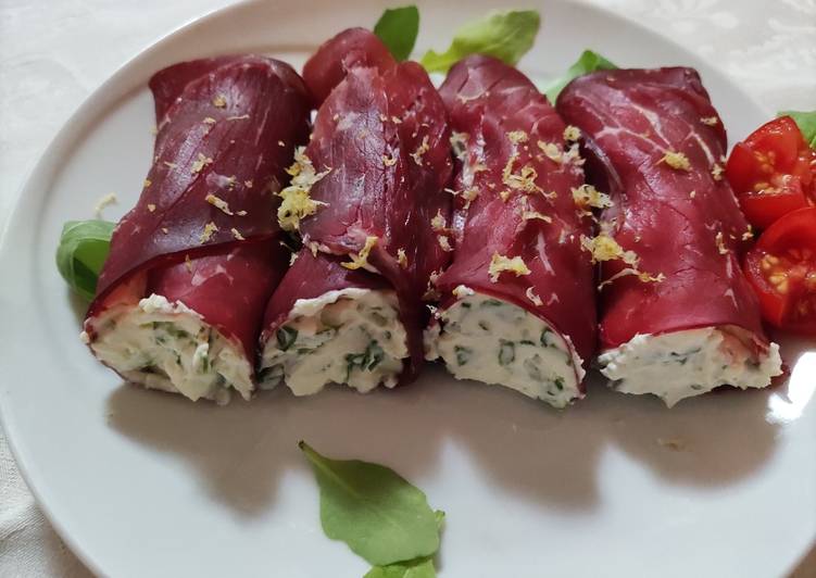 Involtini di carpaccio
