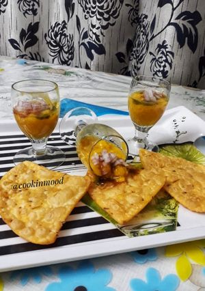 A picture of Dal Pakwan Shots Dal Pakwan.
