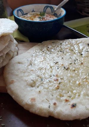 Foto di Pita greca con esubero di pasta madre