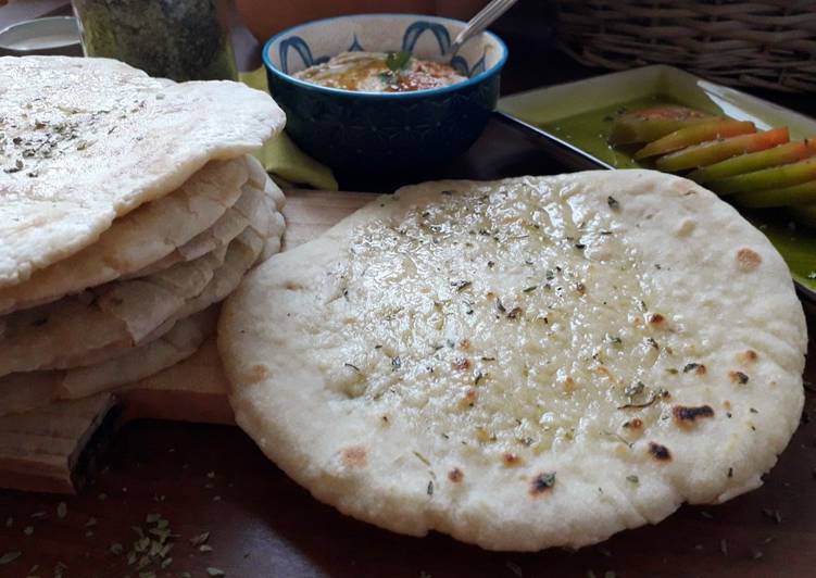 Pita greca con esubero di pasta madre