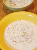 Bianco mangiare o crema di latte
