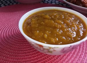 Una foto de Salsa de mango para alitas