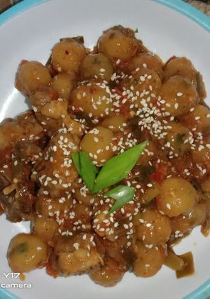Foto resep Cilok asam manis
