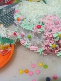 Foto resep Rainbow cake panggang