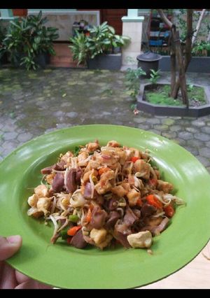 Foto resep Tumis tauge, tahu dan ampela