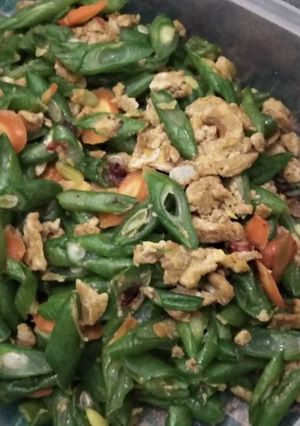 Foto resep Tumis buncis telur orak arik