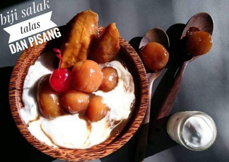 Langkah Mudah untuk Membuat BIJI SALAK TALAS#BikinRamadanBerkesan, Lezat