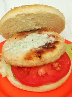 Una foto de Hamburguesas de merluza y gambas