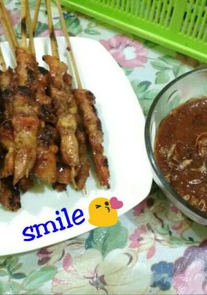 Foto resep Sate Ayam (sambal kacang)