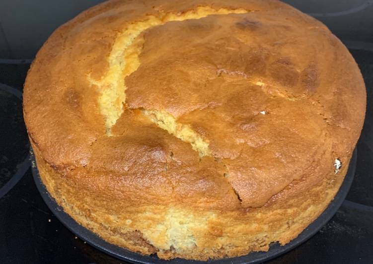 Bizcocho de naranja y chocolate