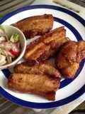 หมู 3 ชั้นทอดน้ำปลา