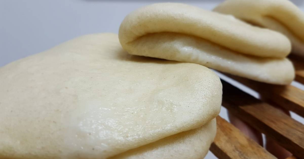 Pan bao con carne deshilachada de costilla a la bbq Receta de Elisabet  Lopez hueso- Cookpad