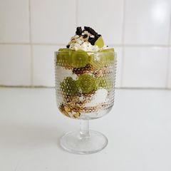 Cotton Candy Grapes Parfait A picture of Cotton Candy Grapes Parfait.