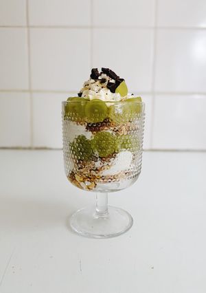 A picture of Cotton Candy Grapes Parfait.