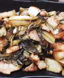 Ba chỉ kho dưa chua