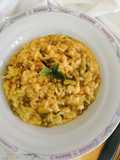 Risotto con zucchine, piselli e zafferano 🥒🫛💛