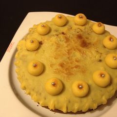 A picture of Easter Simnel Cake.