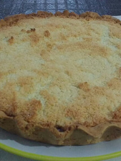 Una foto de Torta de coco y dulce de leche
