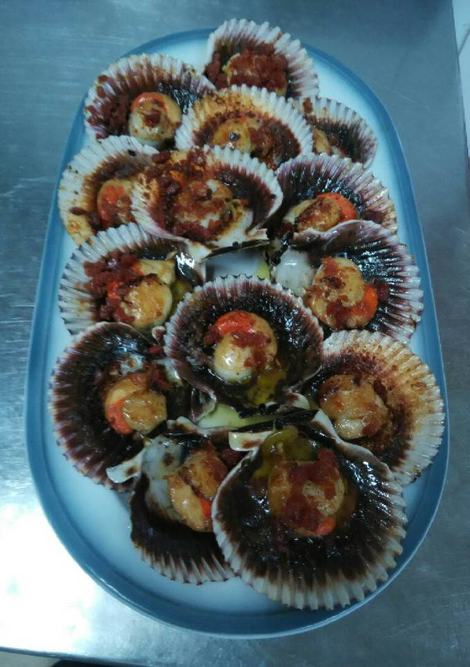 Una foto de Zamburiñas a la plancha