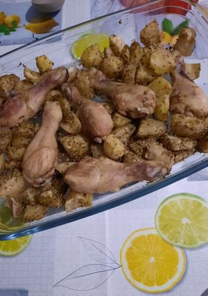 Une photo de Poulet rôti aux herbes de Provence