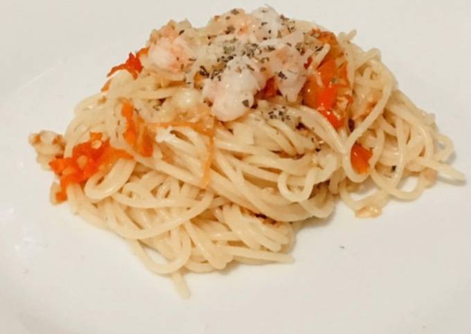 Resep Spaghetti Aglio Olio dengan Cabai, Enak