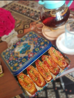 عکسی از دستور شیرینی زبان خودم پز
