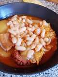 Guiso de Alubias Blancas con Patata y Col