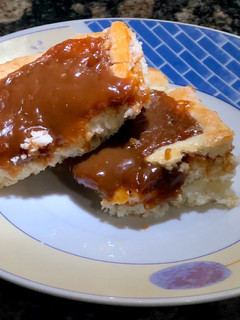 Una foto de Pasta frola de dulce de leche fácil