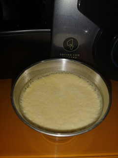 Una foto de Flan de huevo sin nada de azúcar con mambo