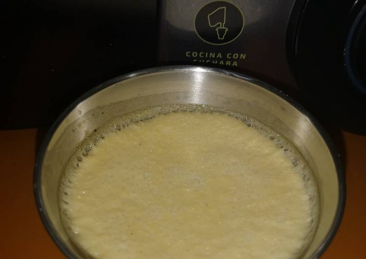 Flan de huevo sin nada de azúcar con mambo