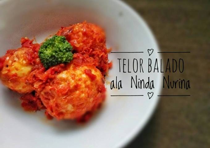 Resep: Telur Balado Simple Bunda Pasti Bisa