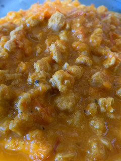 Una foto de Salsa boloñesa vegana con Cecotec Mambo (Thermomix)