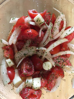 A picture of Tomato Salad.