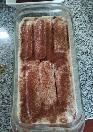 Una foto de Postre estilo Tiramisú