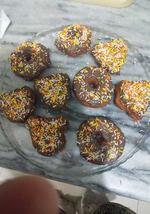 A picture of Chocolate Donuts.