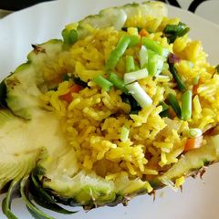 A picture of Fried Pineapple Rice.